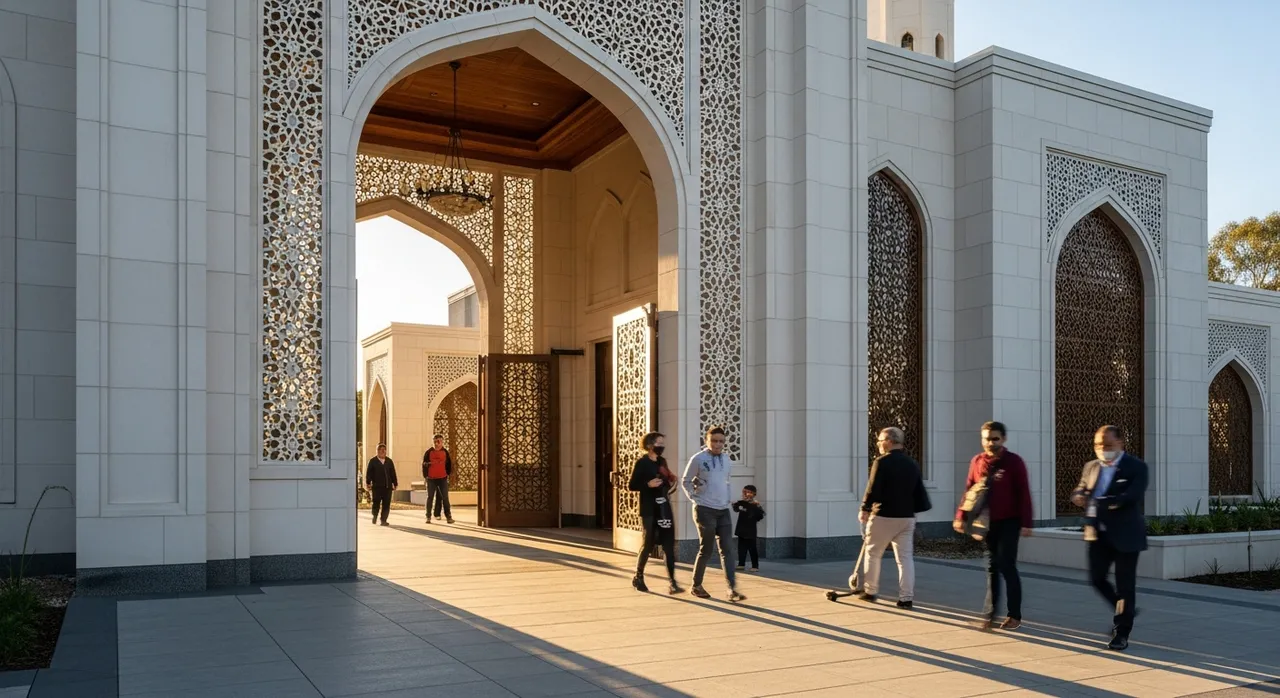 Modern Mosque and Community